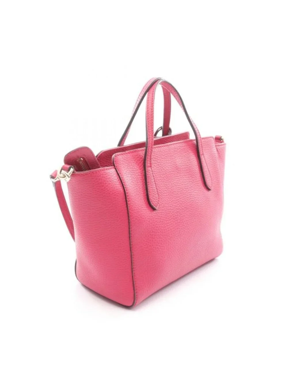 ★SOLD★ Gucci Handbag Swing Mini Pink Leather B - Picture 2 of 15